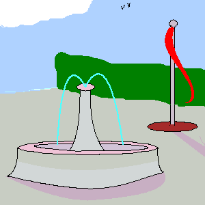 Monument: sprinkler
