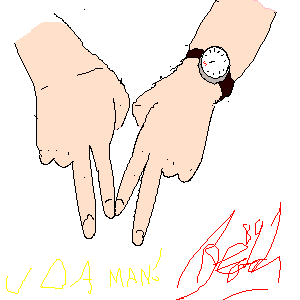 gesturing
